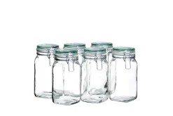 Einmachglas mit Deckel, 1,45 l GOTHIKA 6 x Einmachglas
