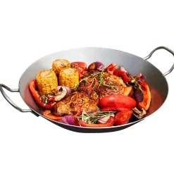 Eisenpfanne mit zwei Griffen Ø24 cm - Ø 24 cm