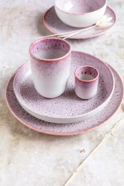 Espressobecher-Set, Steinzeug Alpenwiese Beere