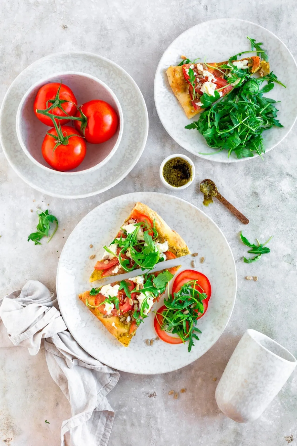 Espressobecher-Set, Steinzeug Alpenwiese Creme