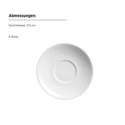 Espressotassen-Set, Porzellan Barca