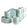 Espressotassen-Set, Steinzeug Cordelia Grün