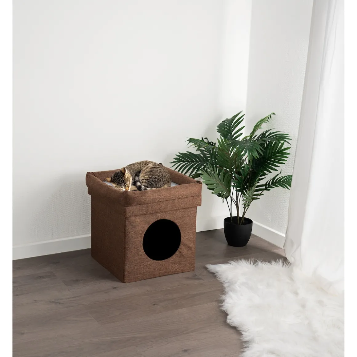 Faltbares Katzenhaus