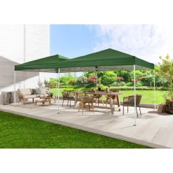 Faltpavillon, 3x6 m grün