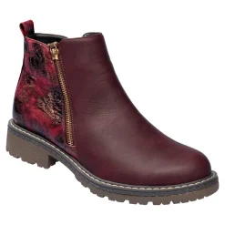 Fashion-Stiefelette „Miriam“ bordeaux