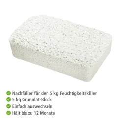 Feuchtigkeitskiller Nachfüllpackung, Raumentfeuchter 5 kg