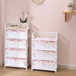 Flecht-Kommode „Romantik“ 3 Fächer