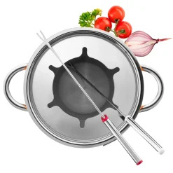 Fondueset, Edelstahl -