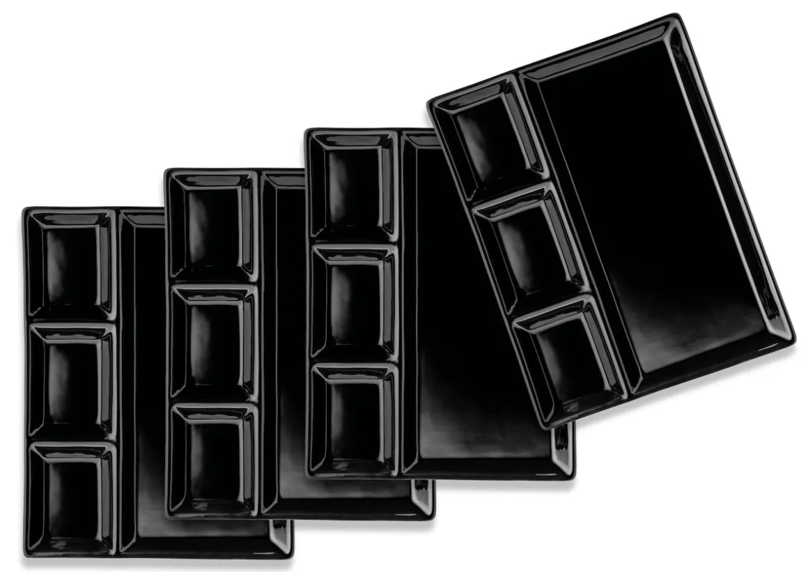 Fondueteller, Porzellan -