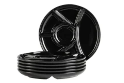 Fondueteller Set, Porzellan -