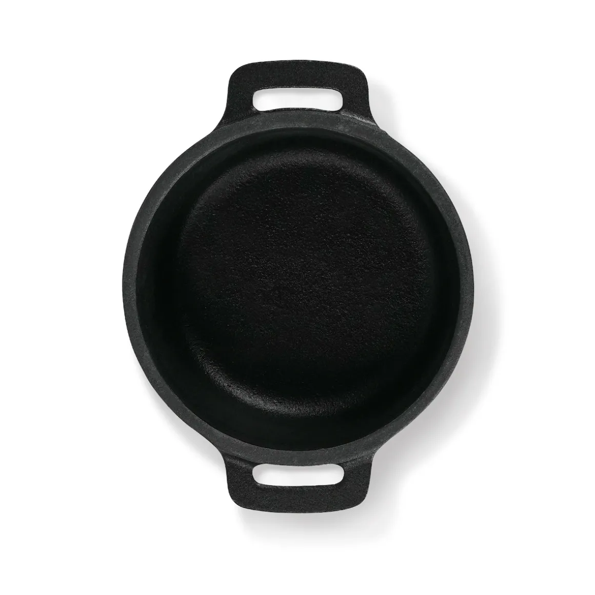 Freyersbacher Mini Cocotte 9 cm Gusseisen, Kleiner Emaille Topf | Rund, mit Brett und Tuch