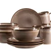 Frühstücksset, Steinzeug Smoky's Braun