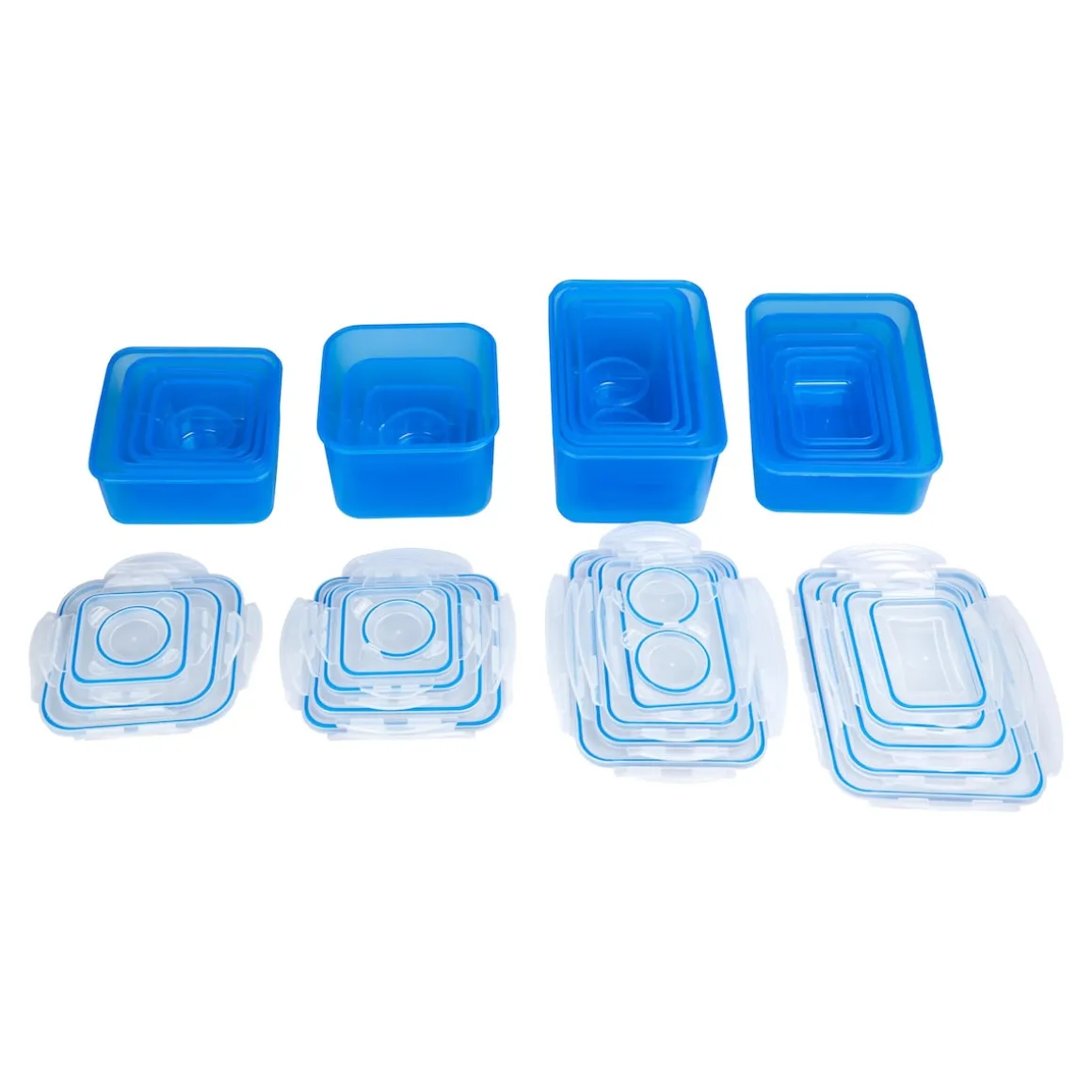 Frischhaltedosen-Set mit Klickverschluss, 20 Stück