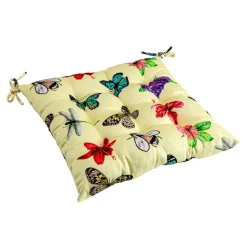 Frottee-Sitzkissen „Schmetterling“