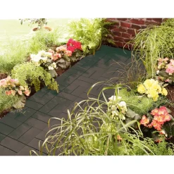 Gartenplatten, 4 Stück anthrazit