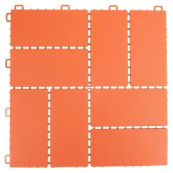 Gartenplatten, 4 Stück terracotta