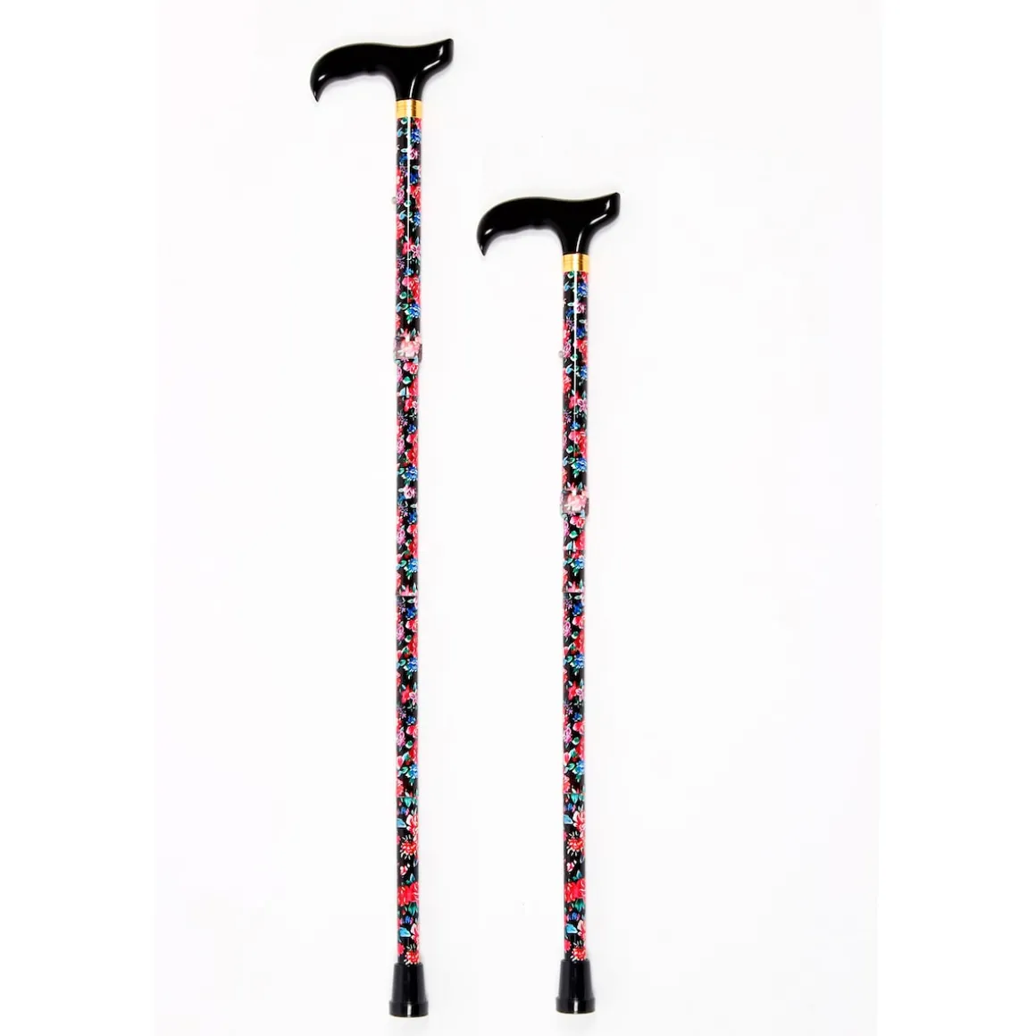 Gehstock, faltbar, höhenverstellbar Fleur