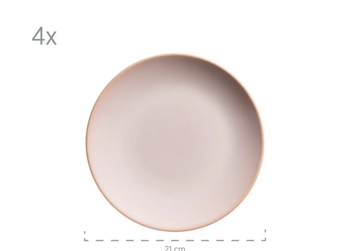 Geschirr-Set, Keramik Ossia Sand, Hellblau