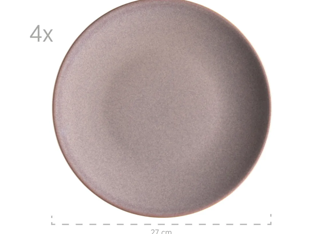 Geschirr-Set, Keramik Ossia Sand, Hellblau