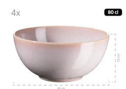 Geschirr-Set, Keramik Ossia Hellblau