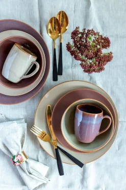 Geschirr-Set, Keramik Ossia Hellblau