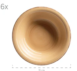 Geschirr-Set, Steingut Lumaca Laguna