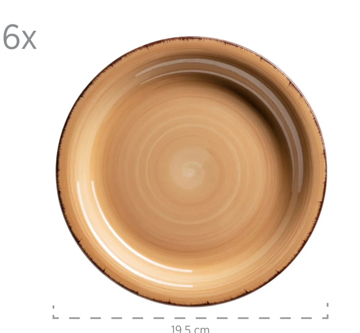 Geschirr-Set, Steingut Lumaca Olivgrün