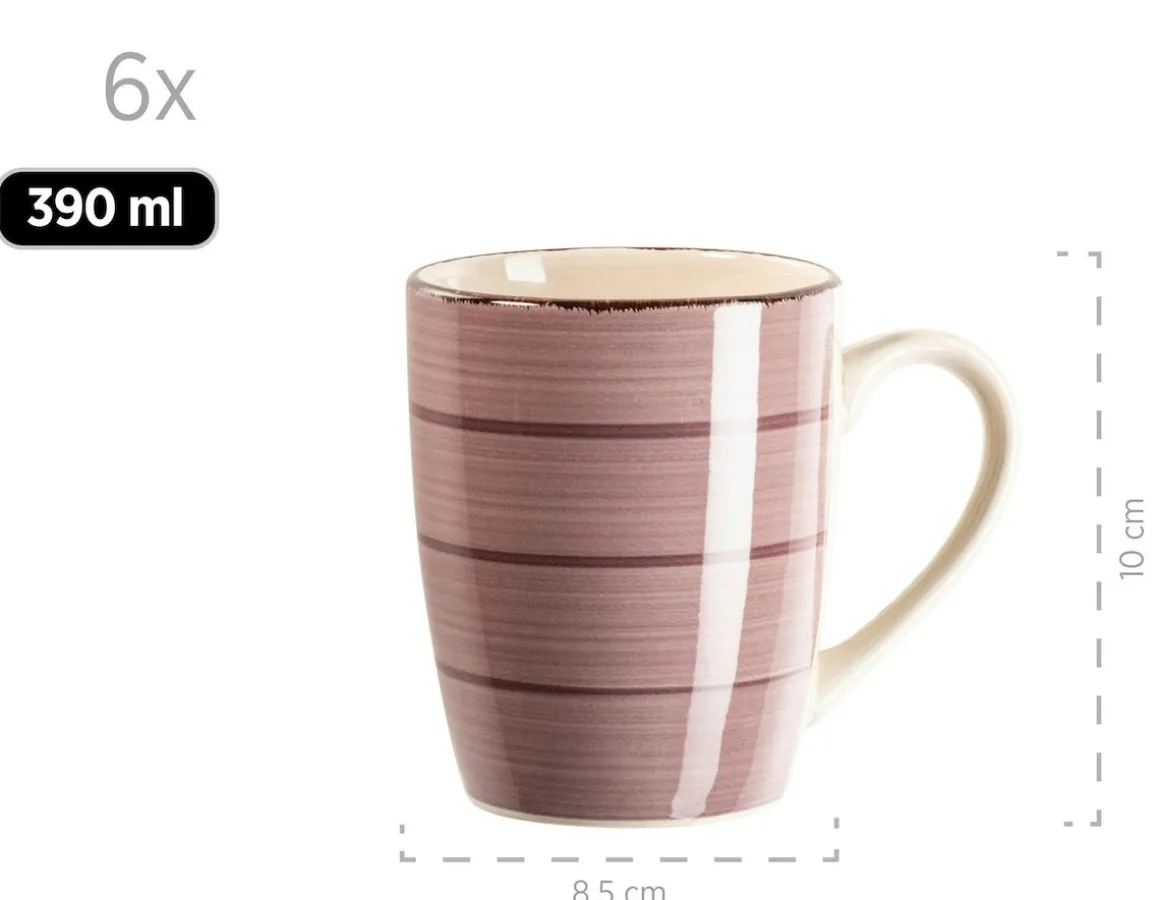 Geschirr-Set, Steingut Lumaca Berry