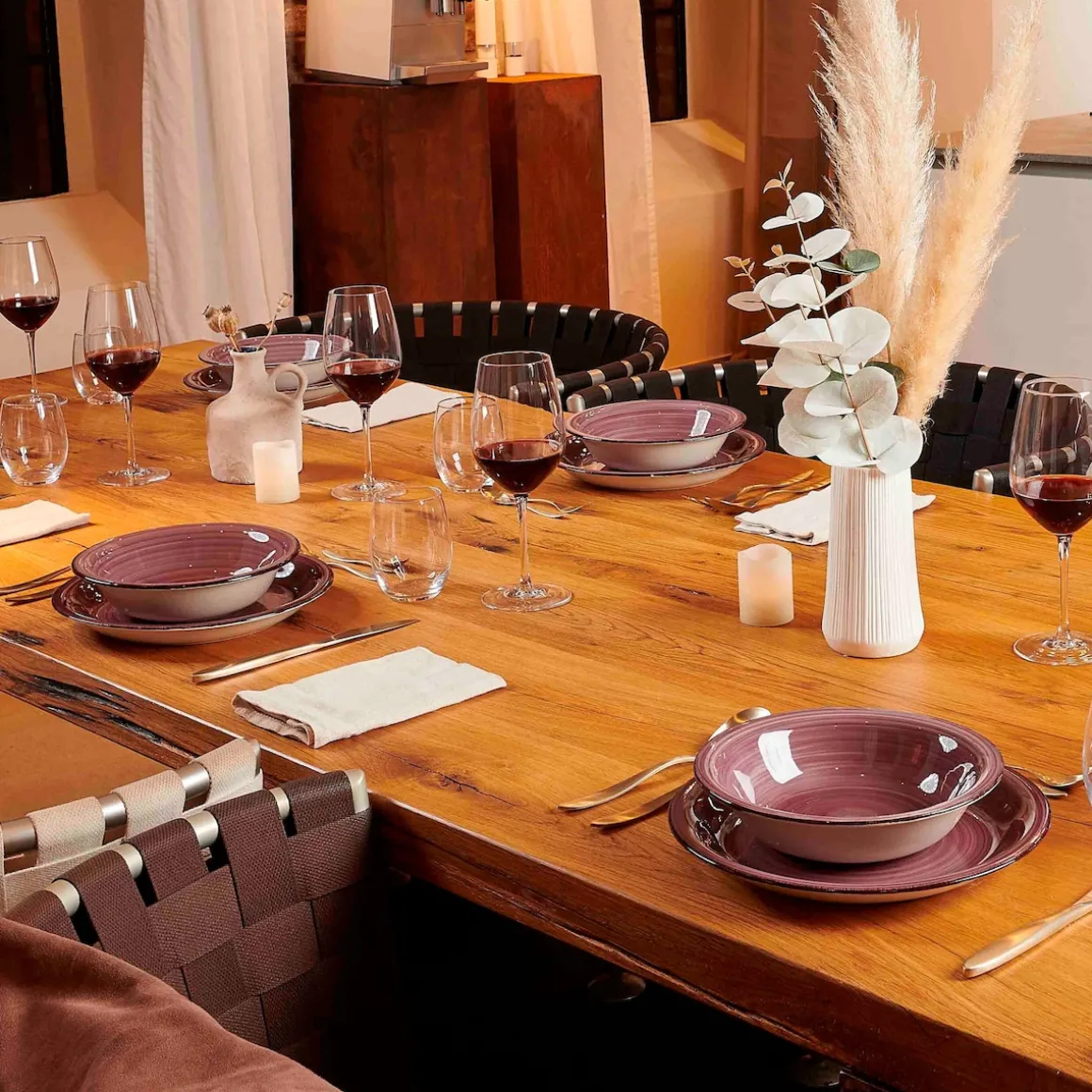 Geschirr-Set, Steingut Lumaca Berry