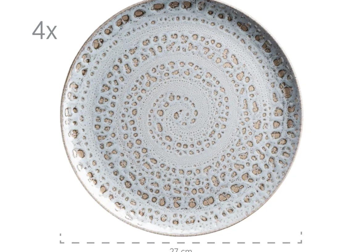 Geschirr-Set, Steingut Spicy Market Grün