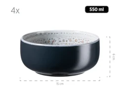 Geschirr-Set, Steingut Spicy Market Grün