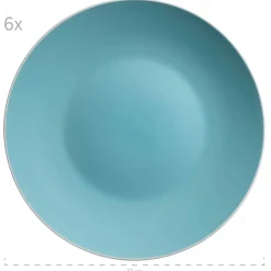 Geschirr-Set, Steinzeug Elissa Türkis