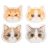 Glasuntersetzer „Katzen“, 4 Stück