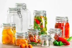 Gothika Vorratsglas-Set mit Deckel, Glas 7 x Einmachglas