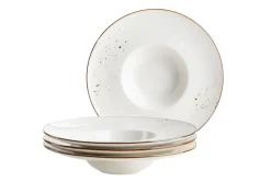 Gourmetteller Set, Porzellan Pintar Beige / Braun