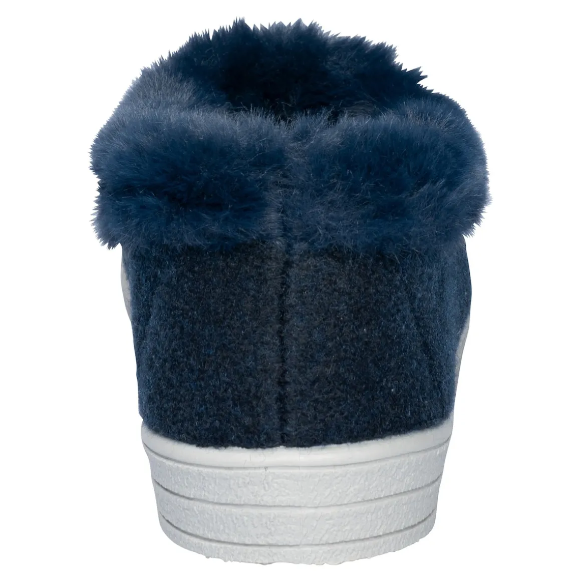 Hausschuh "Elegant" marine