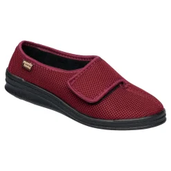 Hausschuh mit Klettverschluss "Komfort" rot