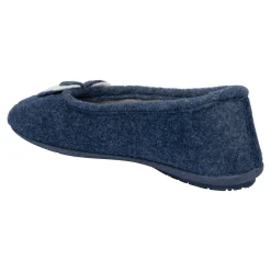 Hausschuh-Ballerina „Bärbel“ marine