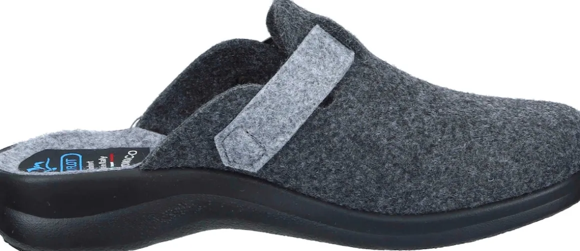 Hausschuhe grau