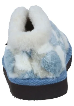 Hausschuhe hellblau