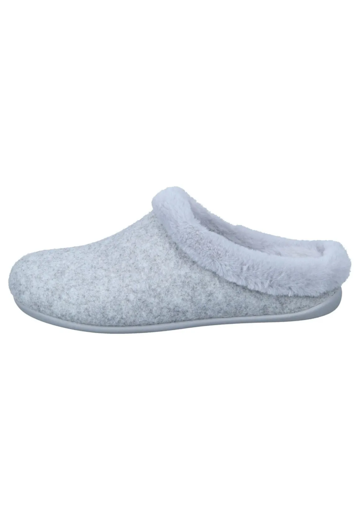 Hausschuhe hellgrau