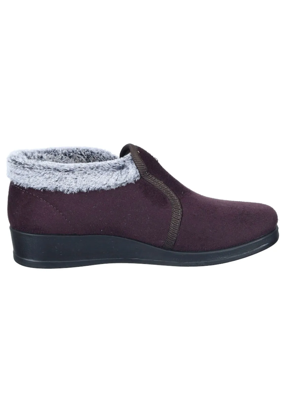 Hausschuhe pflaume