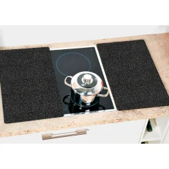Herdabdeckplatte, 2er Pack Granit