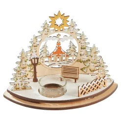 Holz-Deko "Weihnachtsstern"