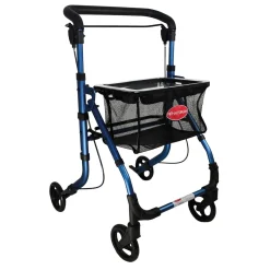 Indoor-Rollator Actimo Home mit Korb und Tablett, schmal, klappbar