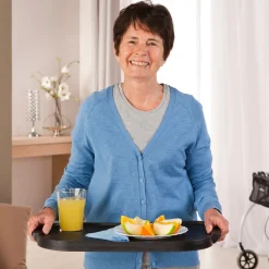 Indoor-Rollator Roomba mit Korb und Tablett
