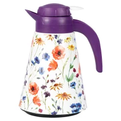 Isolier-Kaffee-Kanne, 1,2 l Sommerblumen