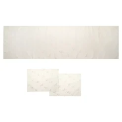 Jacquard-Tischläufer, 140x40 cm & Platzset, 2 Stück „Rentierzauber“