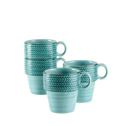 Kaffeebecher-Set, Porzellan Prospero