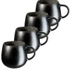 Kaffeebecher-Set, Steinzeug Carellia Grau